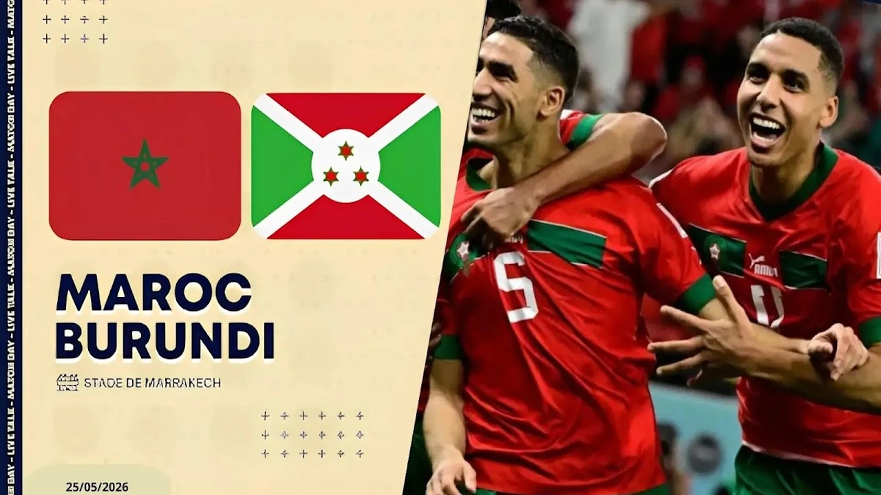 القنوات الناقلة لمباراة المغرب ضد بوروندي اليوم ومواعيدها المتاحة